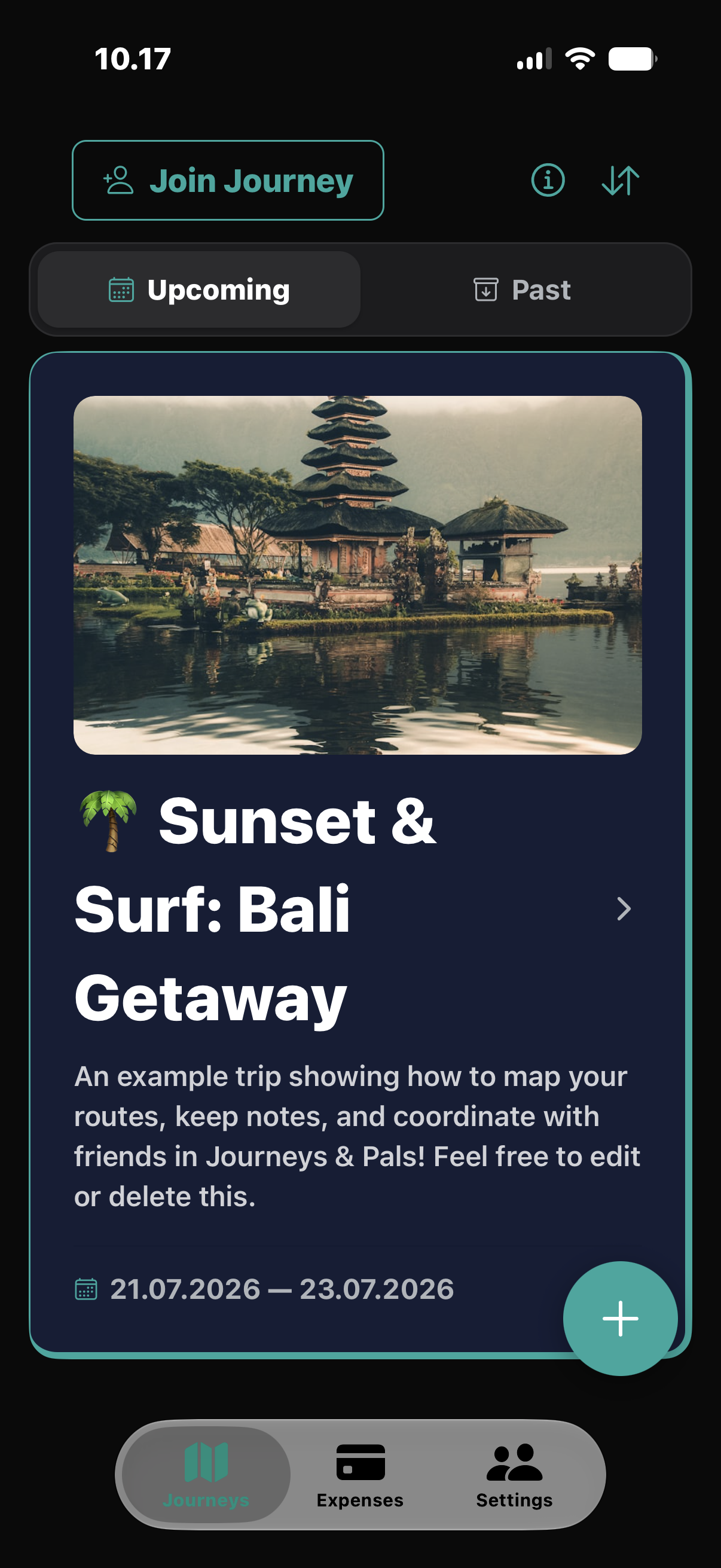 Journeys & Pals App